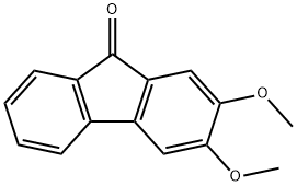 2,3-Dimethoxy-9H-fluoren-9-one 结构式