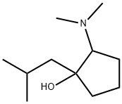 Cyclopentanol, 2-(dimethylamino)-1-isobutyl- (8CI) 结构式