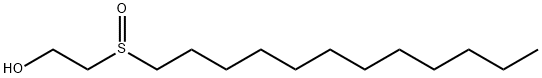 2-(dodecylsulphinyl)ethanol Structure