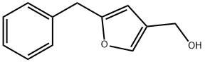 5-ベンジル-3-(ヒドロキシメチル)フラン 化学構造式