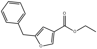 ethyl 5-benzyl-3-furoate 结构式
