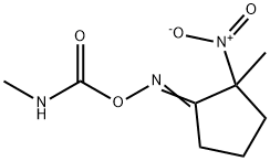 2-Methyl-2-nitrocyclopentanone O-(methylcarbamoyl)oxime 结构式