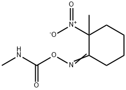 2-メチル-2-ニトロシクロヘキサノンO-(メチルカルバモイル)オキシム 化学構造式