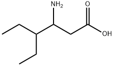 3-アミノ-4-エチルヘキサン酸 化学構造式
