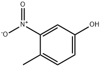 3-ニトロ-p-クレゾール 化学構造式