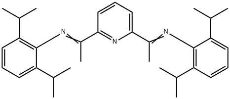 2,6-BIS[1-(2,6-DI-I-PROPYLPHENYLIMINO)ETHYL]PYRIDINE Struktur