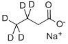 SODIUM BUTYRATE-3,3,4,4,4-D5 Structure