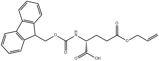 FMOC-D-谷氨酸(烯丙酯), 204251-33-2, 结构式