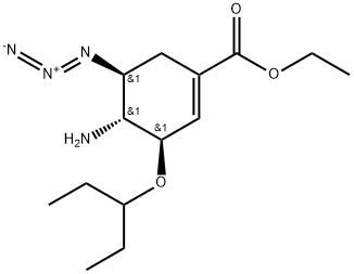 N-Desacetyl 5-Azido Oseltamivir Struktur