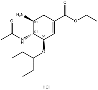 OSELTAMIVIR MONO HYDROCHLORIDE Structure