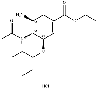 OSELTAMIVIR MONO HYDROCHLORIDE Struktur