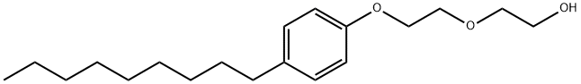 2-(2-ヒドロキシエトキシ)エチルp-ノニルフェニルエーテル 化学構造式