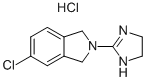 5-CHLORO-2-(4,5-DIHYDRO-1H-IMIDAZOL-2-YL)ISOINDOLINE HYDROCHLORIDE Struktur