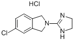 5-CHLORO-2-(4,5-DIHYDRO-1H-IMIDAZOL-2-YL)ISOINDOLINE HYDROCHLORIDE Structure