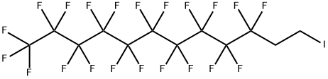 1,1,1,2,2,3,3,4,4,5,5,6,6,7,7,8,8,9,9,10,10-ヘニコサフルオロ-12-ヨードドデカン 化学構造式