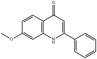 7-甲氧基-2-苯基-喹啉-4-醇7-甲氧基-2-苯基-4-羟基喹啉, 20430-72-2, 结构式