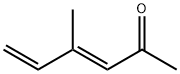 3,5-Hexadien-2-one, 4-methyl-, (E)- (8CI,9CI) 结构式