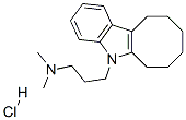 6,7,8,9,10,11-hexahydro-N,N-dimethyl-5H-cyclooct[b]indole-5-propylamine monohydrochloride 结构式
