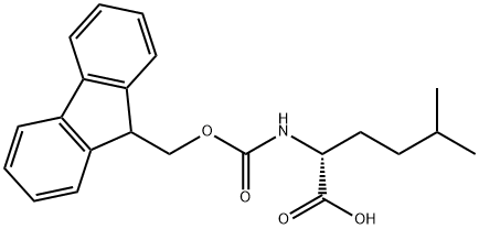 FMOC-D-ホモロイシン 化学構造式