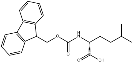 FMOC-D-HOMOLEUCINE Structure