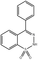 4-Phenyl-2H-1,2,3-benzothiadiazine1,1-dioxide Structure