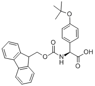 FMOC-D, L-NORTYR(TBU) 化学構造式