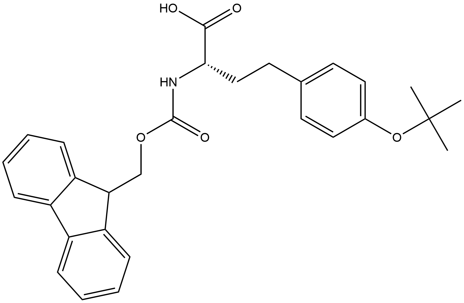 Fmoc-L-HTyr(tBu)-OH Structure