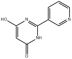 6-HYDROXY-2-(3-PYRIDINYL)-4(3H)-PYRIMIDINONE Struktur