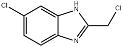 5-Chloro-2-chloromethyl-1H-benzoimidazole,20443-38-3,结构式