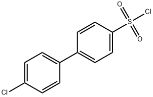 4'-クロロビフェニル-4-スルホニルクロライド 塩化物 化学構造式