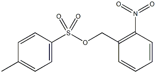 对甲苯磺酸2-硝基苄酯, 20444-09-1, 结构式