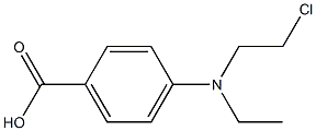 4-[2-Chloroethyl(ethyl)amino]benzoic acid,2045-21-8,结构式