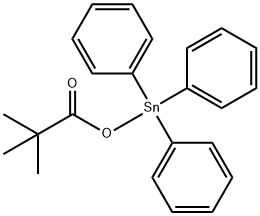 triphenyl(pivaloyloxy)stannane 结构式