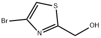 (4-ブロモチアゾール-2-イル)メタノール 化学構造式