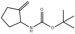 Carbamic acid, (2-methylenecyclopentyl)-, 1,1-dimethylethyl ester (9CI) Struktur