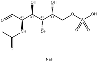 N-Acetyl-D-galactosamine-6-O-sulphatesodiumsalt Struktur