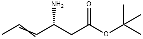 (3R)-3-アミノ-4-ヘキサン酸TERT-ブチル 化学構造式
