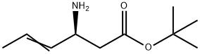 (3S)-3-アミノ-4-ヘキサン酸TERT-ブチル 化学構造式