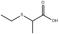 2-(乙硫基)丙酸 结构式