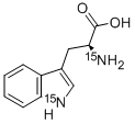 L-色氨酸-15N2, 204634-20-8, 结构式