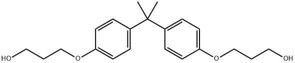 3,3'-[isopropylidenebis(p-phenyleneoxy)]dipropanol  Structure