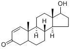 17-HYDROXYANDROST-1-EN-3-ONE Struktur
