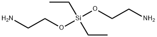ビス(2-アミノエトキシ)ジエチルシラン 化学構造式