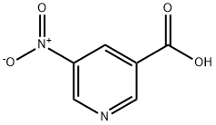 5-NITRONICOTINIC ACID Struktur