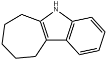 5,6,7,8,9,10-ヘキサヒドロシクロヘプタ[b]インドール 化学構造式