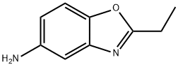 2-エチル-1,3-ベンゾキサゾール-5-アミン 化学構造式
