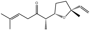 (S)-2-[(2S,5R)-5-Methyl-5-ethenyltetrahydrofuran-2-yl]-6-methyl-5-heptene-3-one 结构式