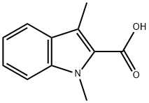 1,3-二甲基-1H-吲哚-2-羧酸, 204919-54-0, 结构式