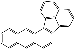 アセナフト[1,2-A]アントラセン 化学構造式