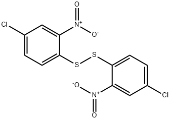 2,2'-DINITRO-4,4'-DICHLORO DIPHENYL DISUFIDE Structure